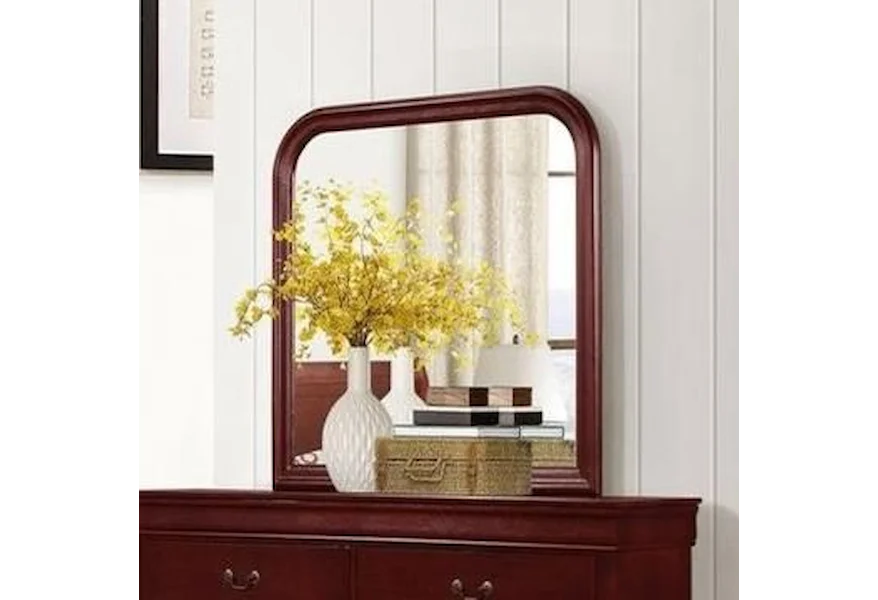4937 Mirror with Wood Frame by Lifestyle at Beck's Furniture