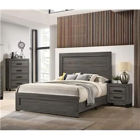 5 Piece Queen Panel Bedroom Group