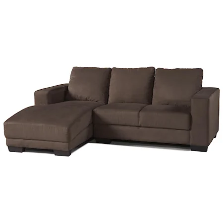 Modern Styled Sofa with Comfortable End Chaise