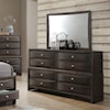 Lifestyle Todd Gray Dresser and Mirror