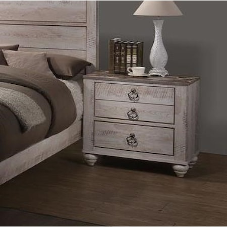 Two Drawer Nightstand