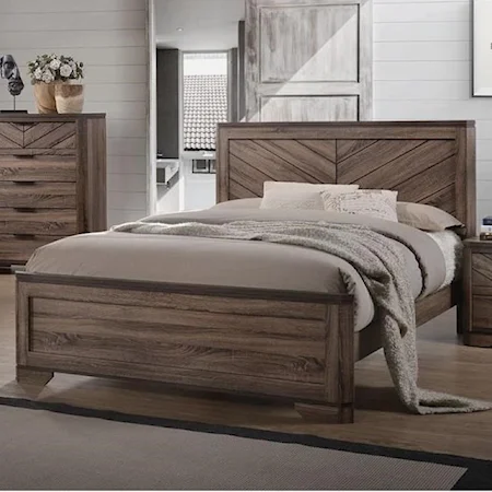 Modern Rustic Queen Bed
