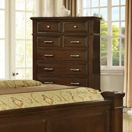 Transitional 5 Drawer Chest