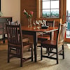 L.J. Gascho Furniture Saber Solid Maple Drop Leaf Table & Chair Set