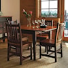 American Amish Saber Saber Solid Maple 5-Piece Dining Set