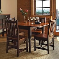 Solid Maple Drop Leaf Table & Chair Set