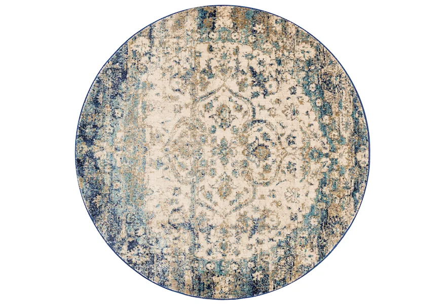 Anastasia 5'-3" X 5'-3" Round Area Rug by Loloi Rugs at Jacksonville Furniture Mart