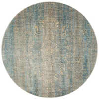 5'-3" X 5'-3" Round Area Rug