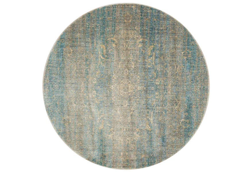 Anastasia 7'-10" X 7'-10" Round Area Rug by Loloi Rugs at Belfort Furniture