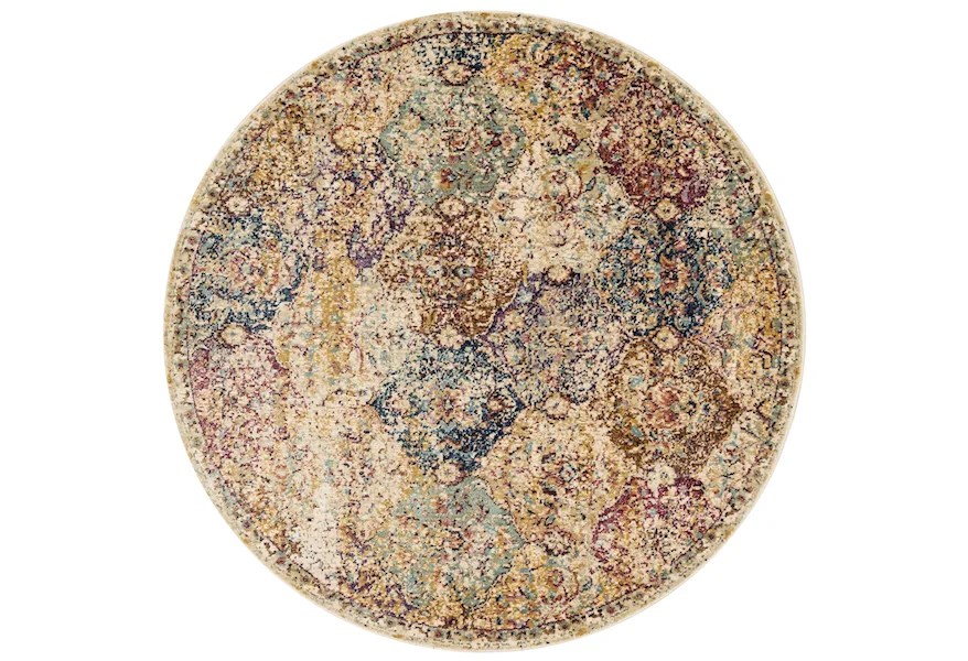 Anastasia 7'-10" X 7'-10" Round Area Rug by Loloi Rugs at Jacksonville Furniture Mart