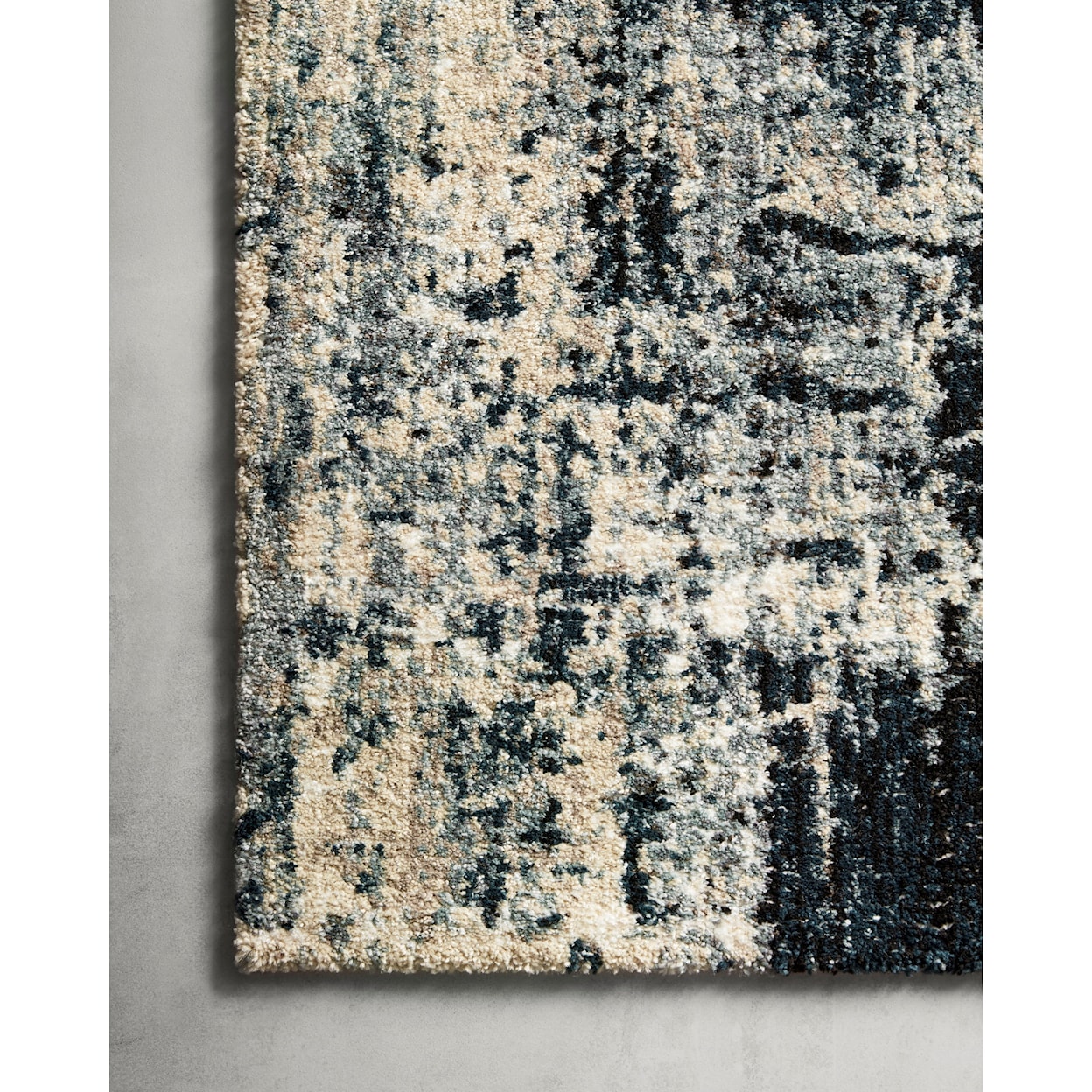 Loloi Rugs Augustus 1'6" x 1'6"  Navy / Dove Rug