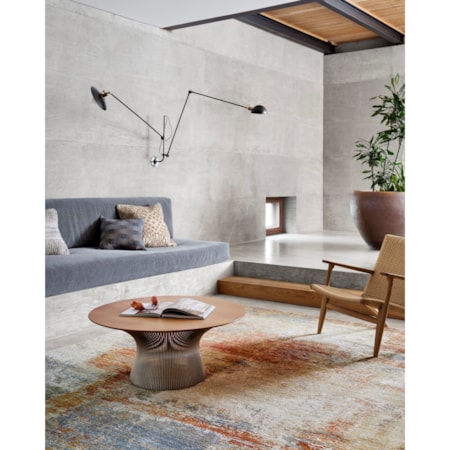 1'6" x 1'6"  Terracotta Rug