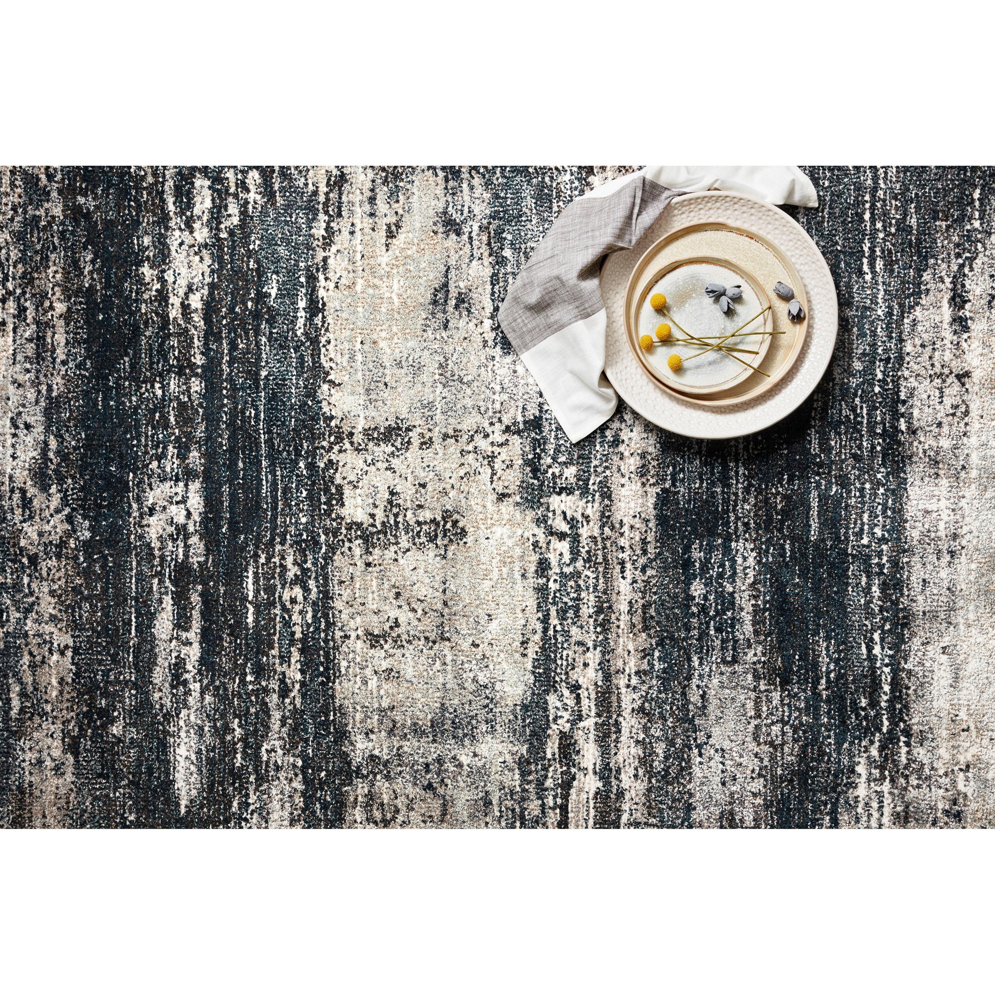 Loloi Rugs Augustus 2'7" x 4' Navy / Stone Rug