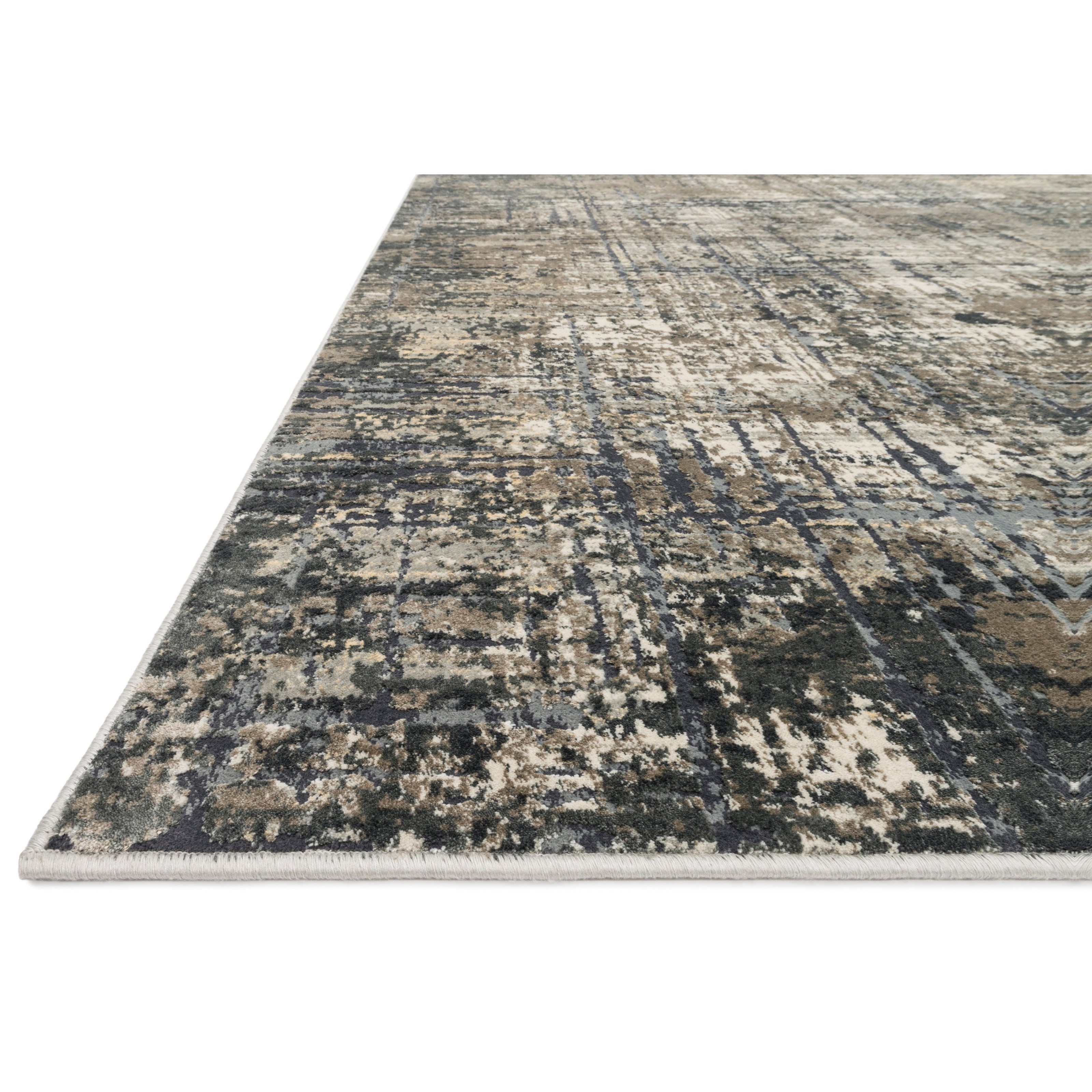 Loloi Rugs Cascade 1'6" x 1'6"  Marine / Grey Rug