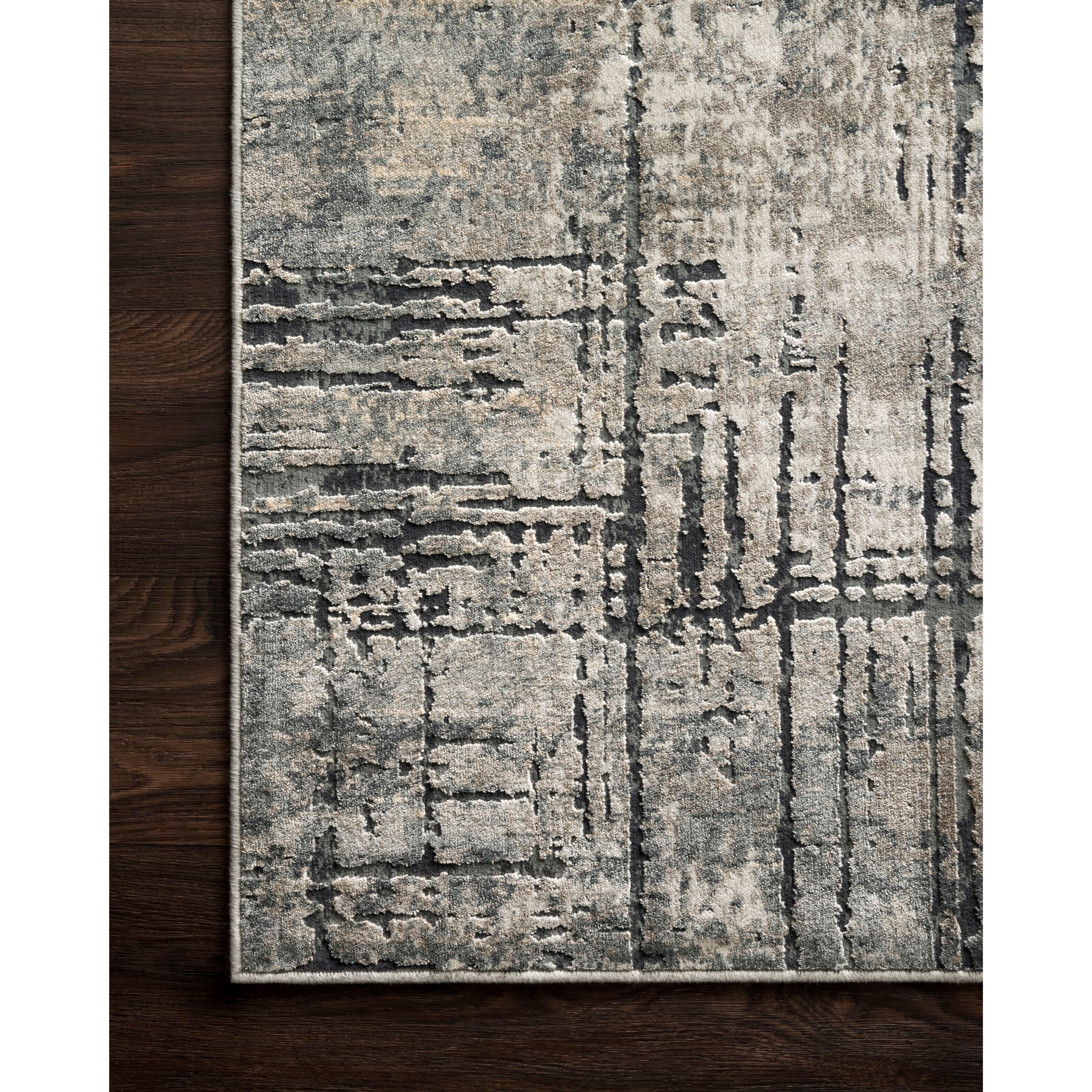 Loloi Rugs Cascade 1'6" x 1'6"  Marine / Grey Rug