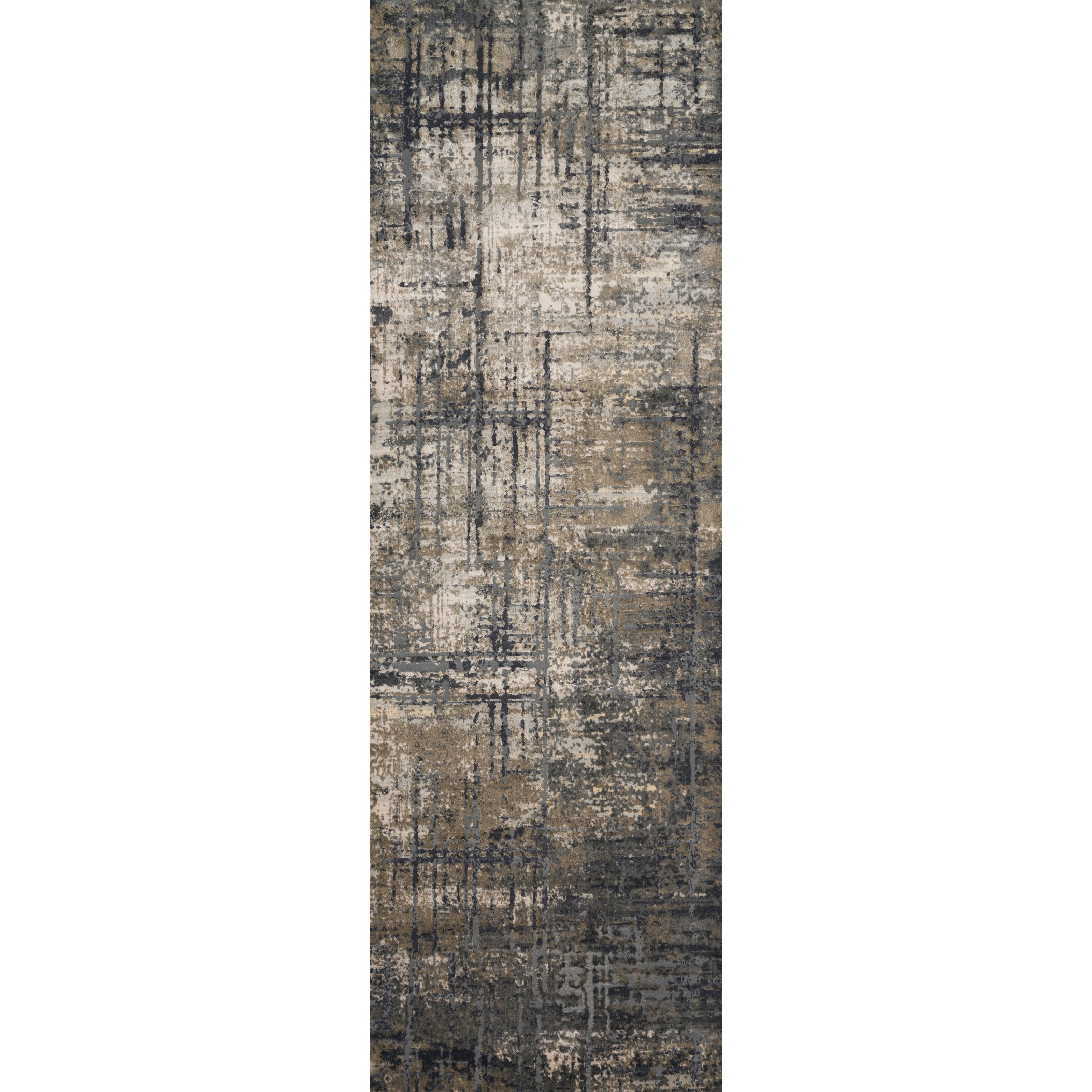 Loloi Rugs Cascade 1'6" x 1'6"  Marine / Grey Rug
