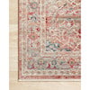 Loloi Rugs Claire 1'6" x 1'6"  Red / Ivory Rug