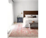 Loloi Rugs Claire 1'6" x 1'6" Red / Ivory Rug