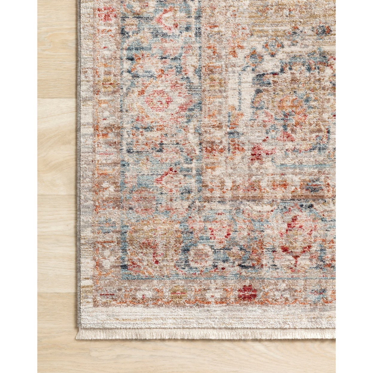 Reeds Rugs Claire 7'10" x 10'2" Ivory / Ocean Rug