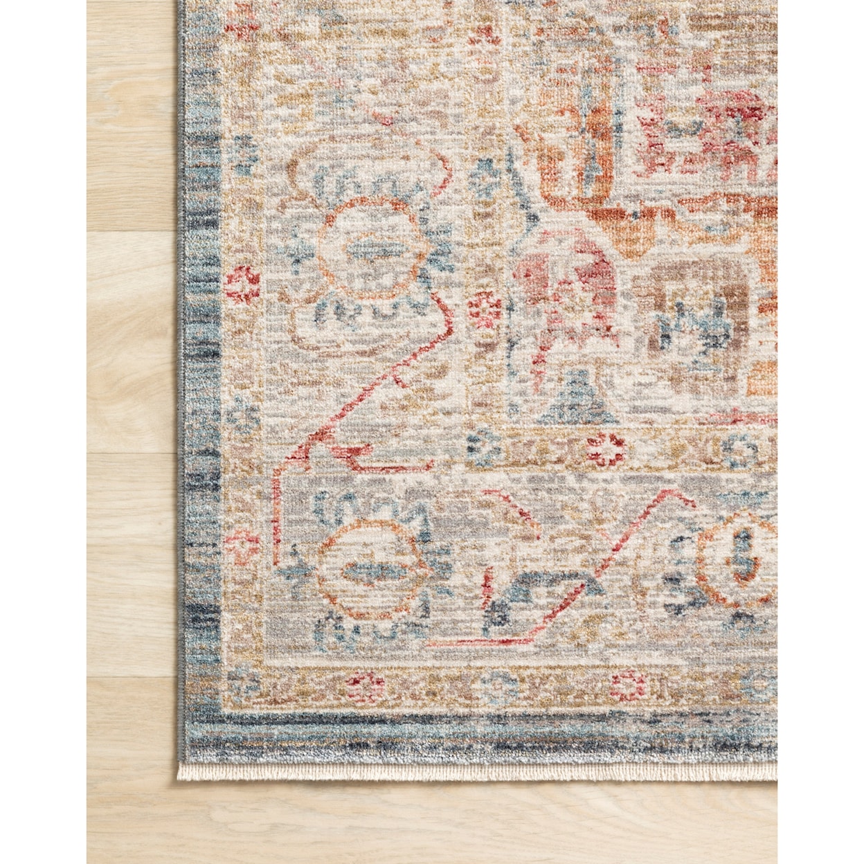 Reeds Rugs Claire 2'7" x 8'0" Blue / Multi Rug
