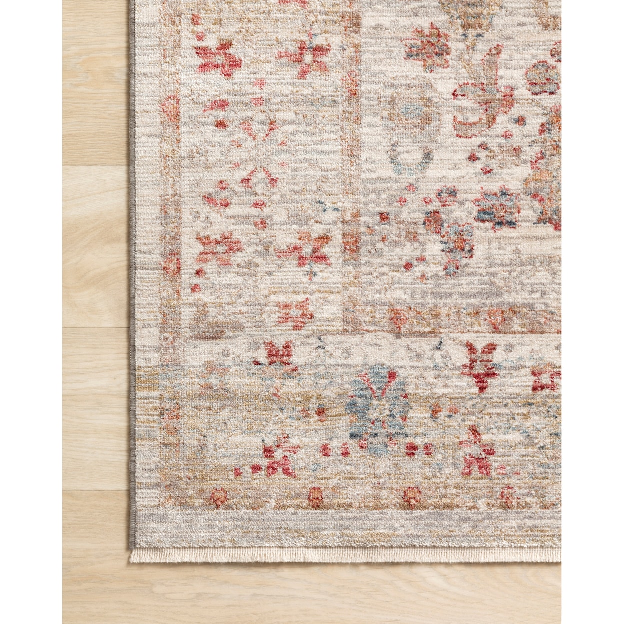 Loloi Rugs Claire 1'6" x 1'6"  Ivory / Multi Rug