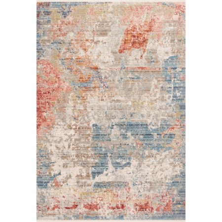 3'7" x 5'1" Grey / Multi Rug