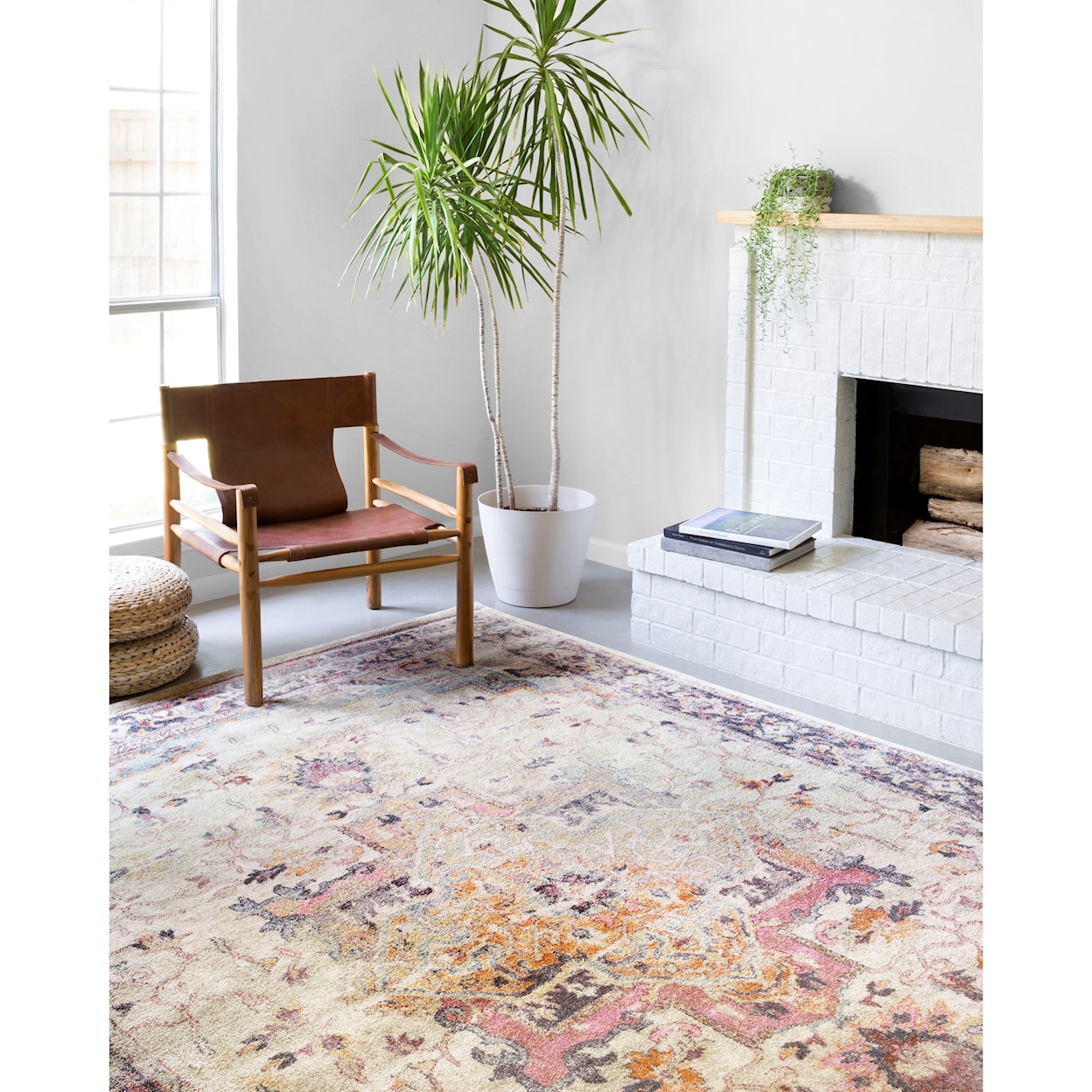 Reeds Rugs Clara 2'5" x 7'7" Ivory / Charcoal Rug