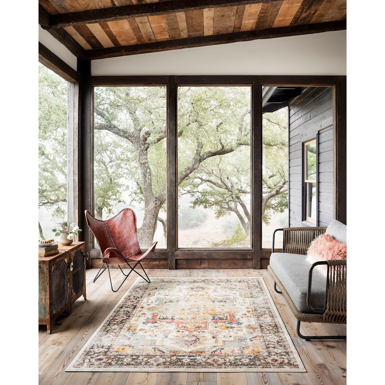 Loloi Rugs Clara 11'6" x 15' Ivory / Charcoal Rug