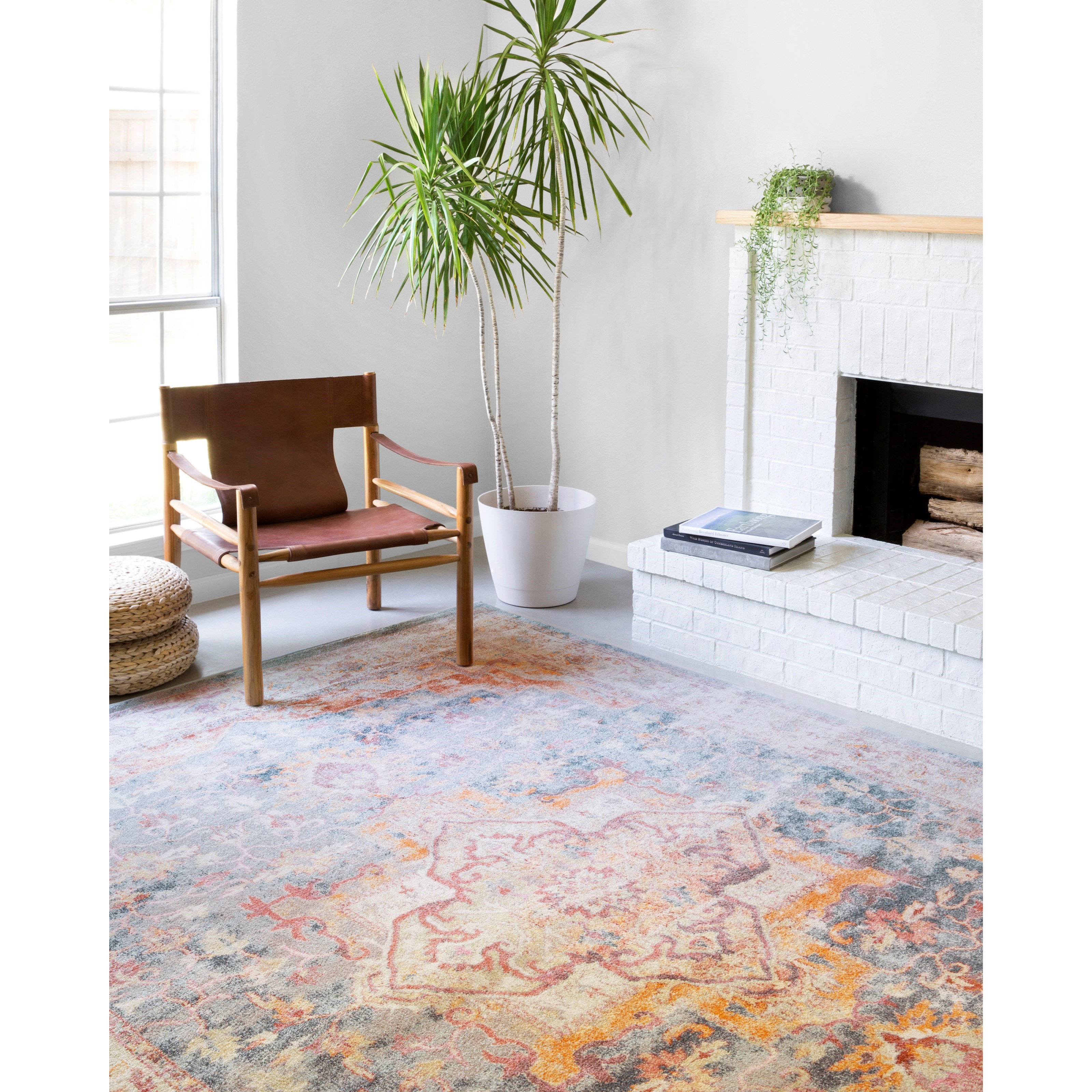 Loloi Rugs Clara 2'5" x 7'7" Sunset / Ivory Rug