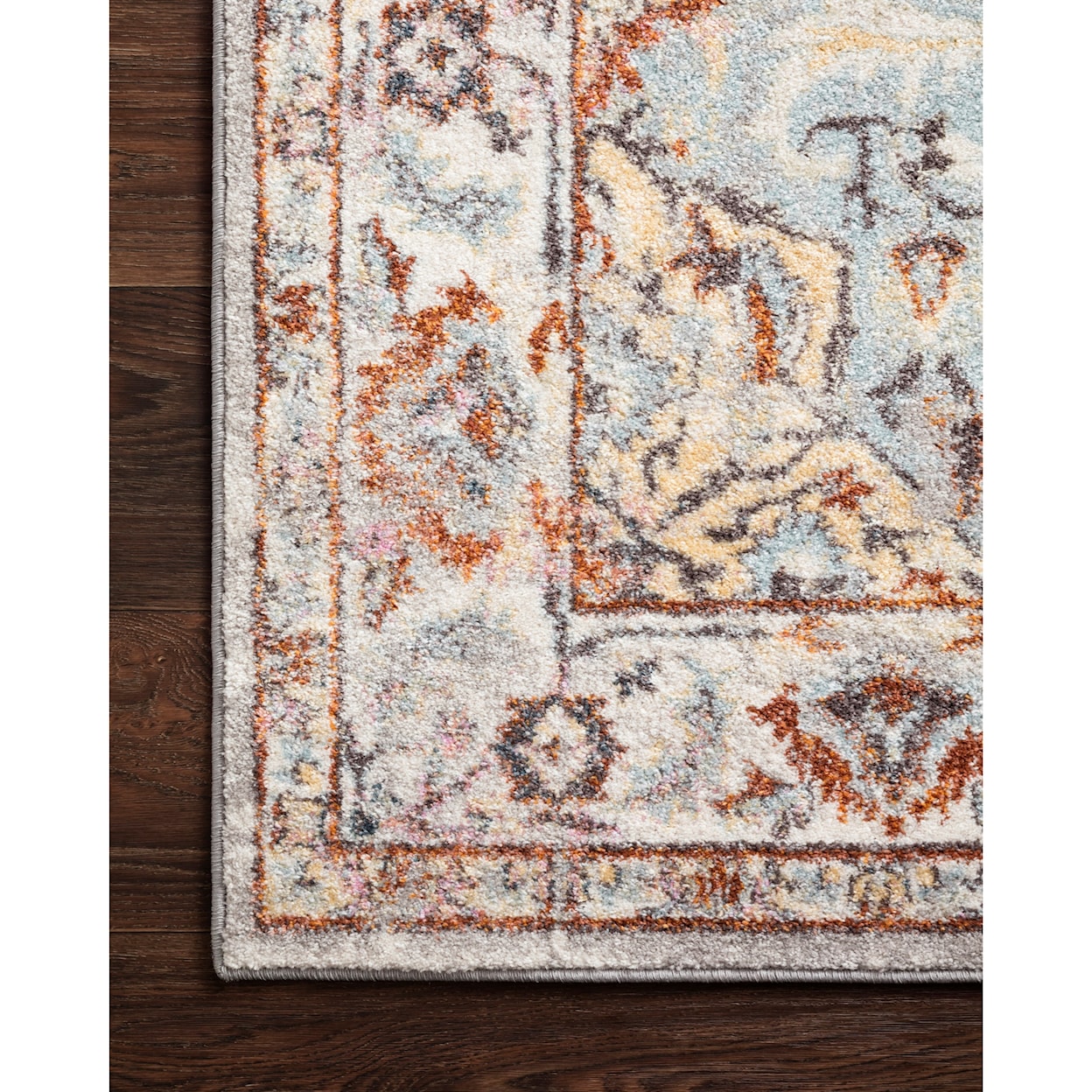 Reeds Rugs Clara 1'6" x 1'6"  Grey / Ivory Rug