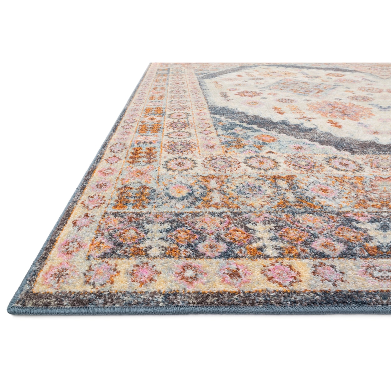 Loloi Rugs Clara 2'5" x 7'7" Pebble / Fiesta Rug