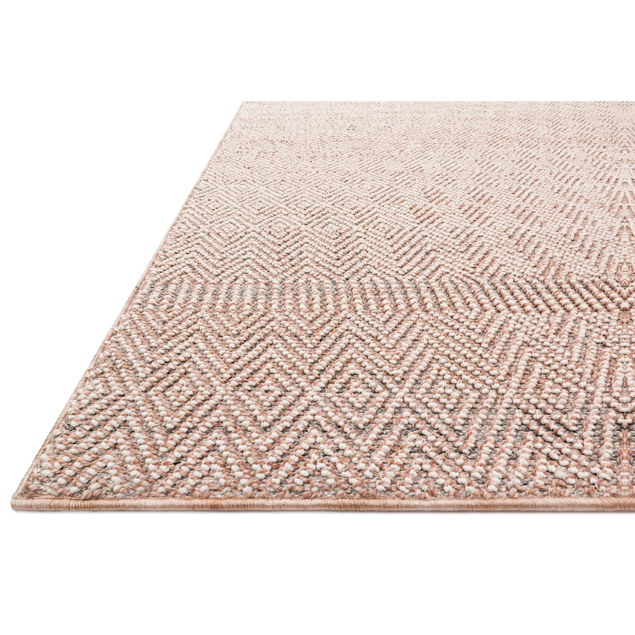 Reeds Rugs Cole 2'7" x 10'0" Blush / Ivory Rug