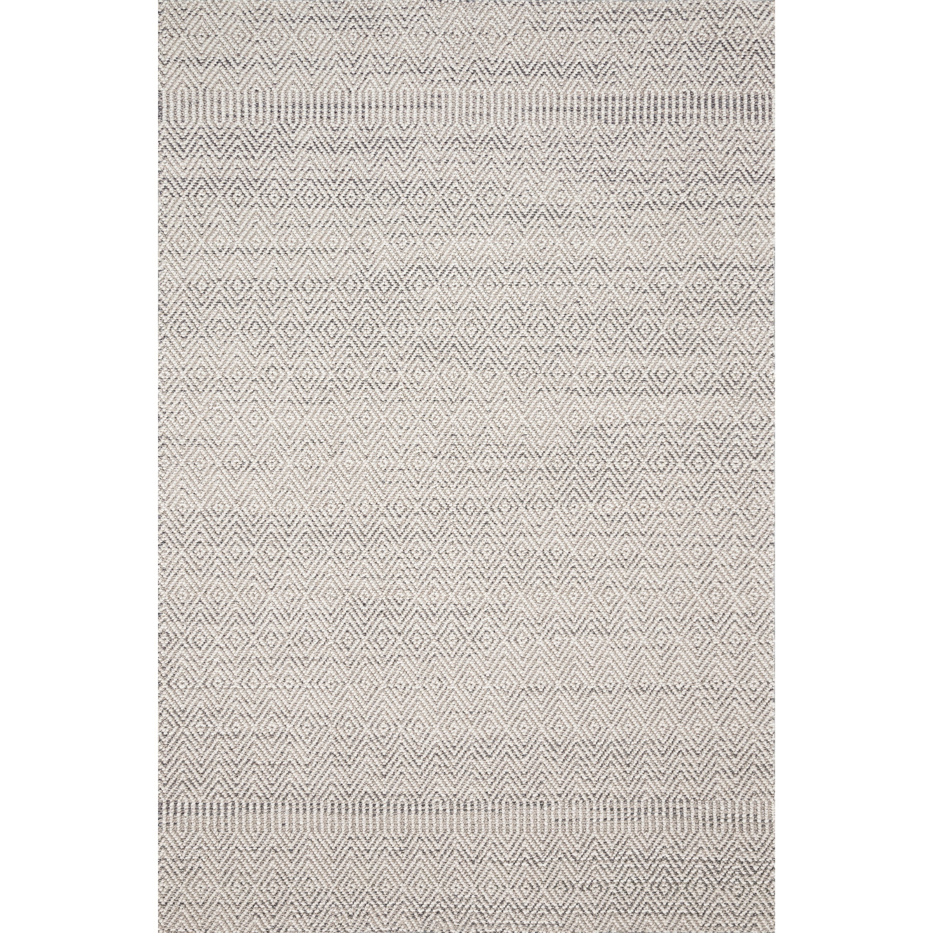 2'7" x 12'0" Grey / Bone Rug