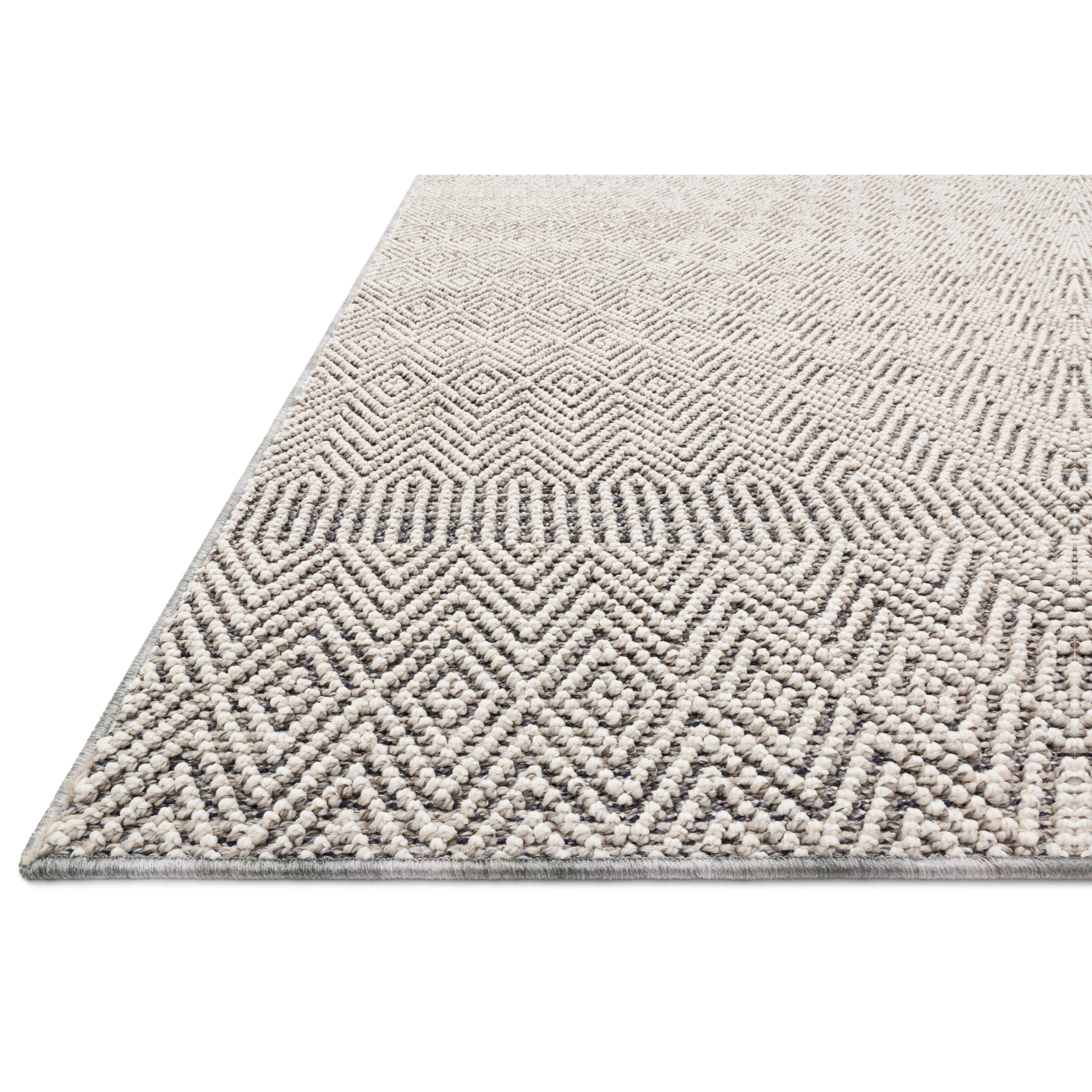 2'7" x 12'0" Grey / Bone Rug