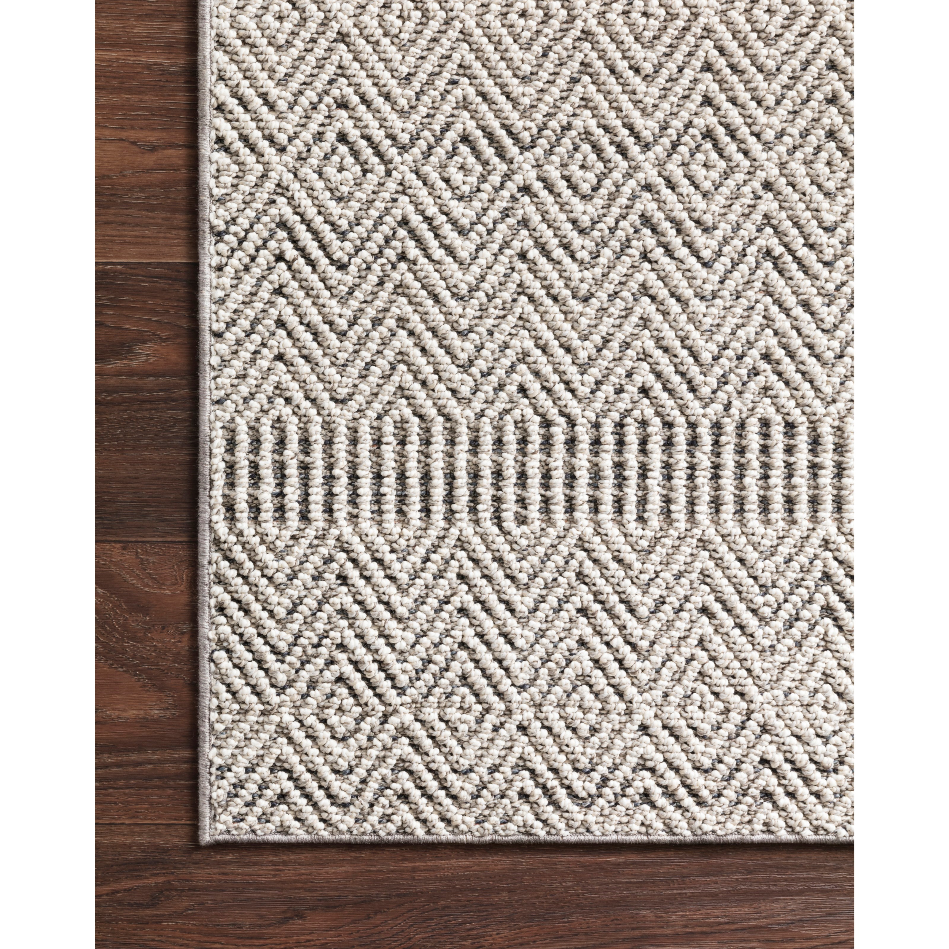 2'7" x 12'0" Grey / Bone Rug