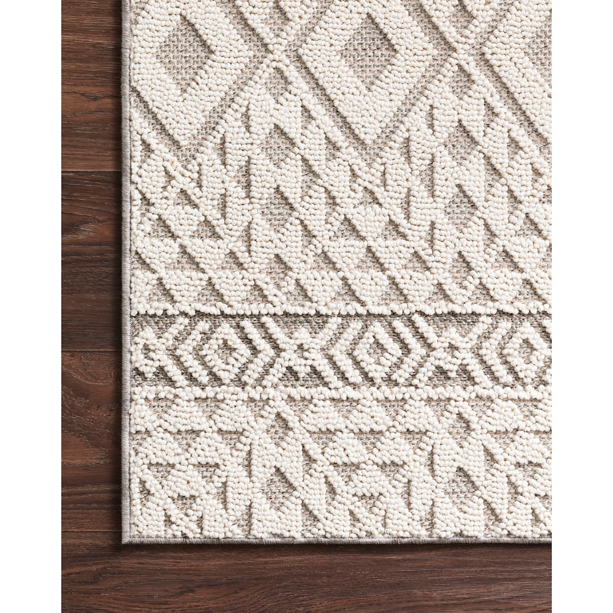 Reeds Rugs Cole 6'7" x 9'4" Silver / Ivory Rug