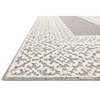 Loloi Rugs Cole 1'6" x 1'6"  Grey / Ivory Rug