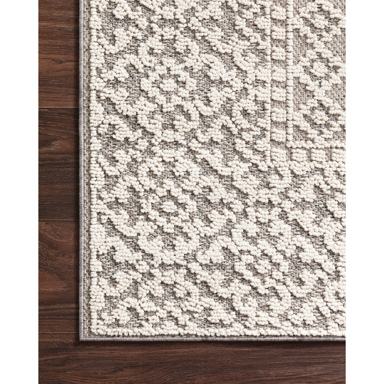 Reeds Rugs Cole 1'6" x 1'6"  Grey / Ivory Rug