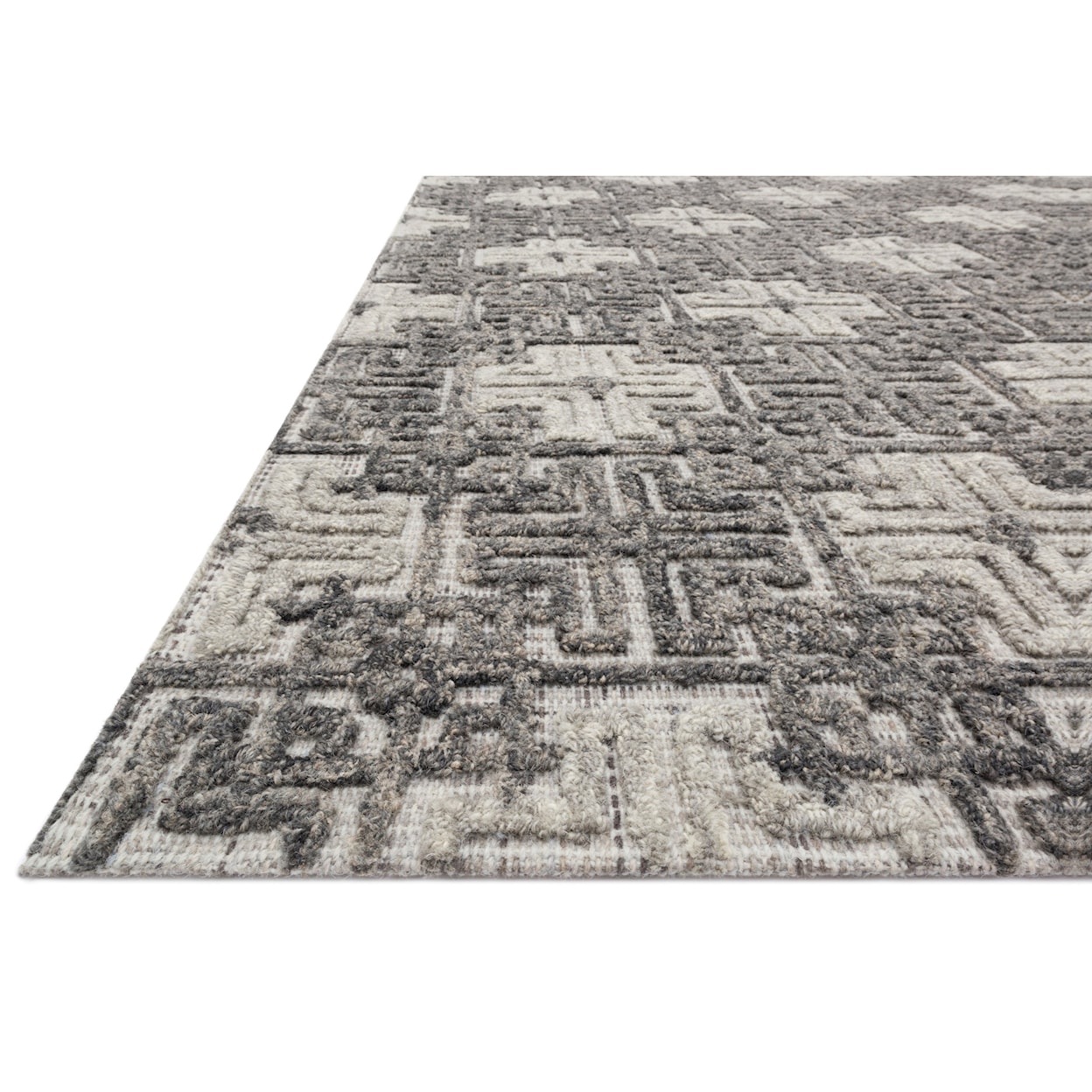 Loloi Rugs Ehren 5'0" x 7'6" Charcoal / Fog Rug