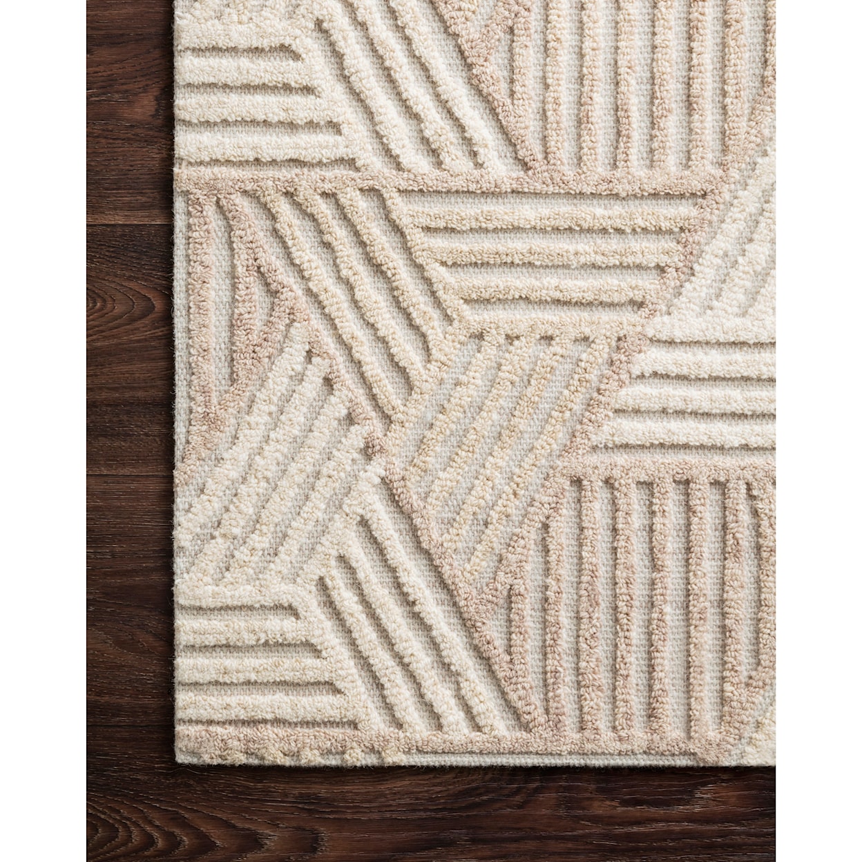 Reeds Rugs Ehren 2'6" x 7'6" Oatmeal / Ivory Rug