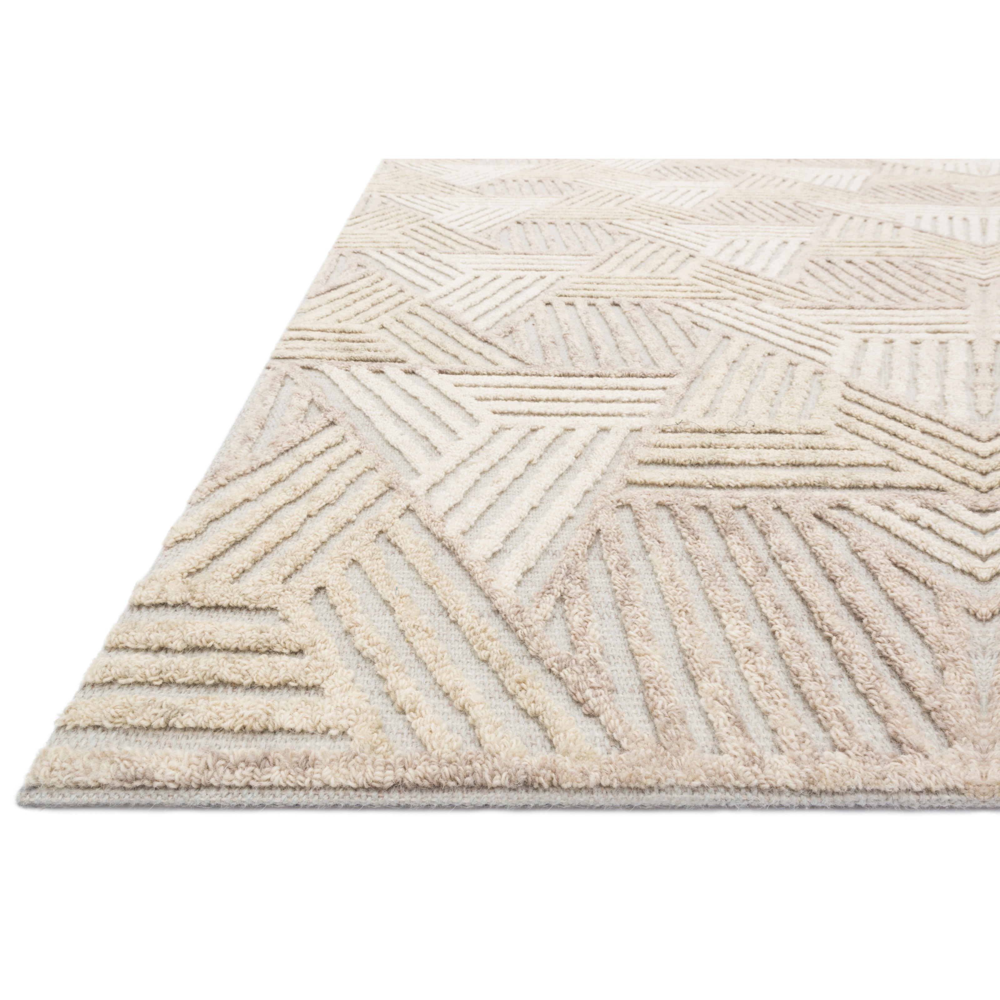 Loloi Rugs Ehren 5'0" x 7'6" Oatmeal / Ivory Rug