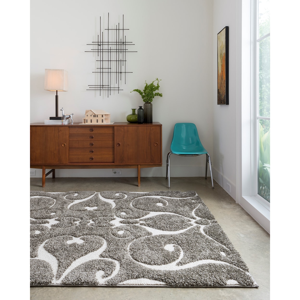 Loloi Rugs Enchant 1'6" x 1'6"  Smoke Rug