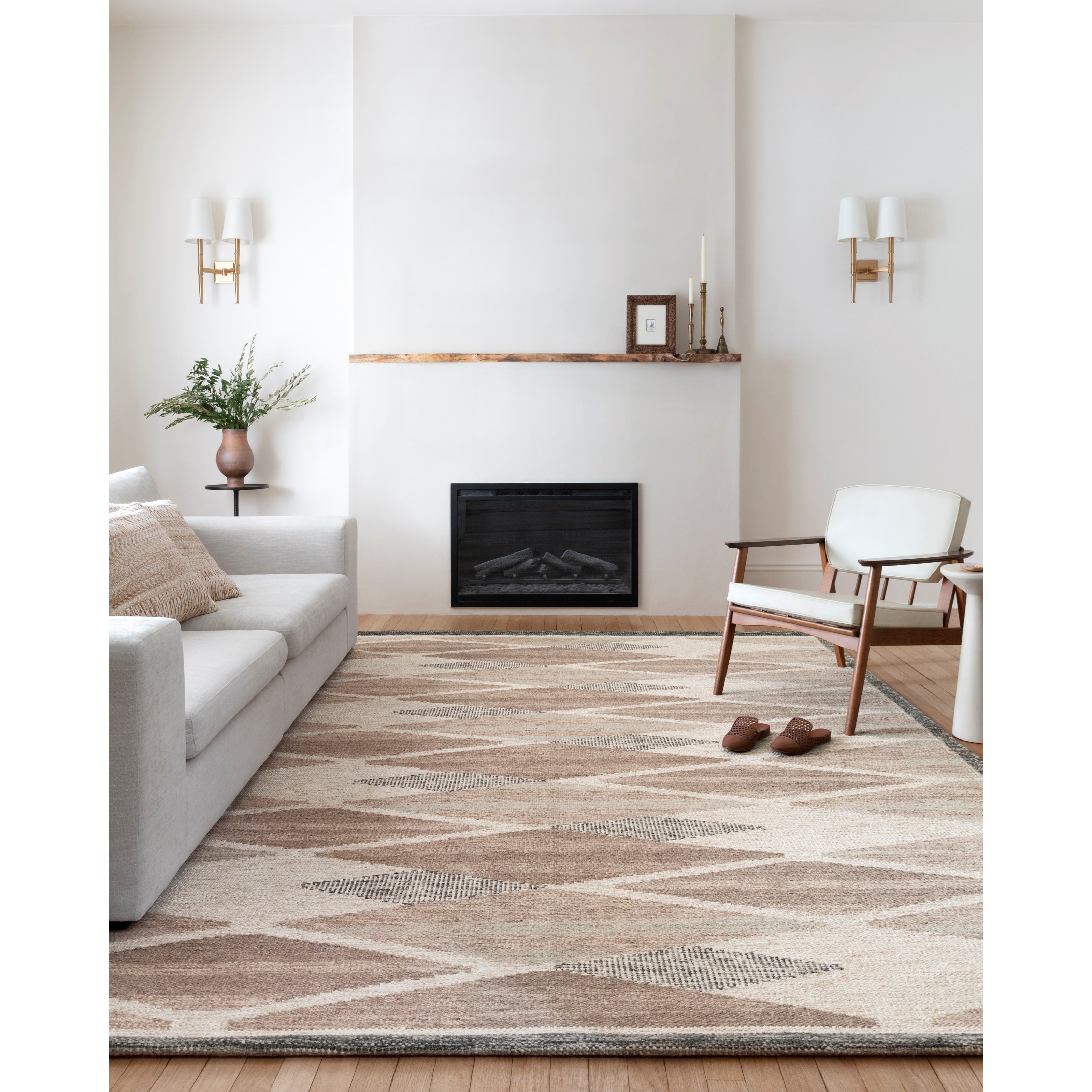 Loloi Rugs Evelina 2'0" x 3'0" Taupe / Bark Rug