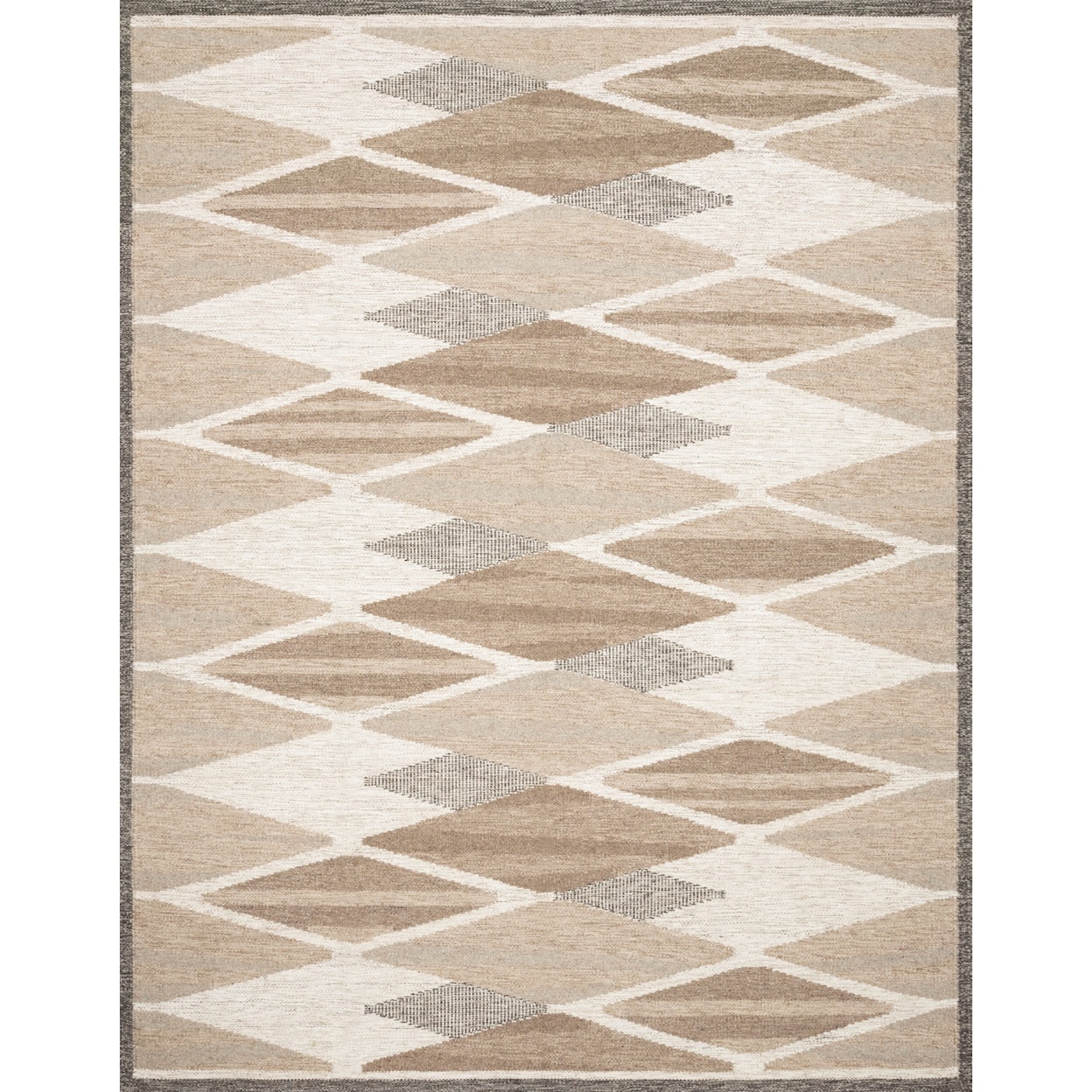 Loloi Rugs Evelina 5'0" x 7'6" Taupe / Bark Rug