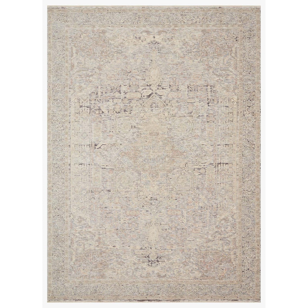 Loloi Rugs Faye 5'3" x 7'9" Ivory / Multi Rug