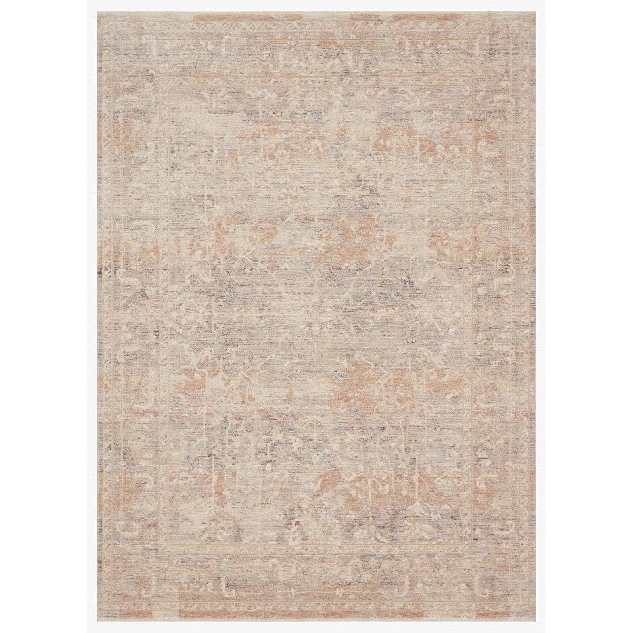 Reeds Rugs Faye 18" x 18"  Beige / Blue Rug