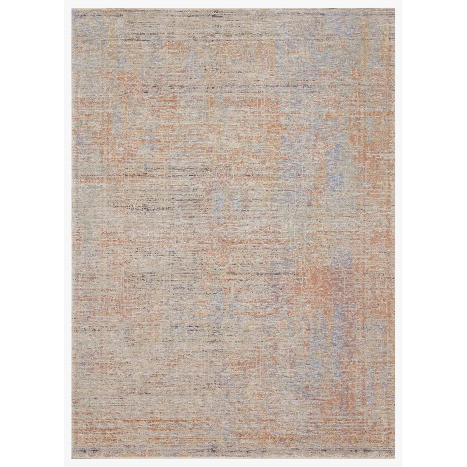 18" x 18"  Santa Fe / Blue Rug