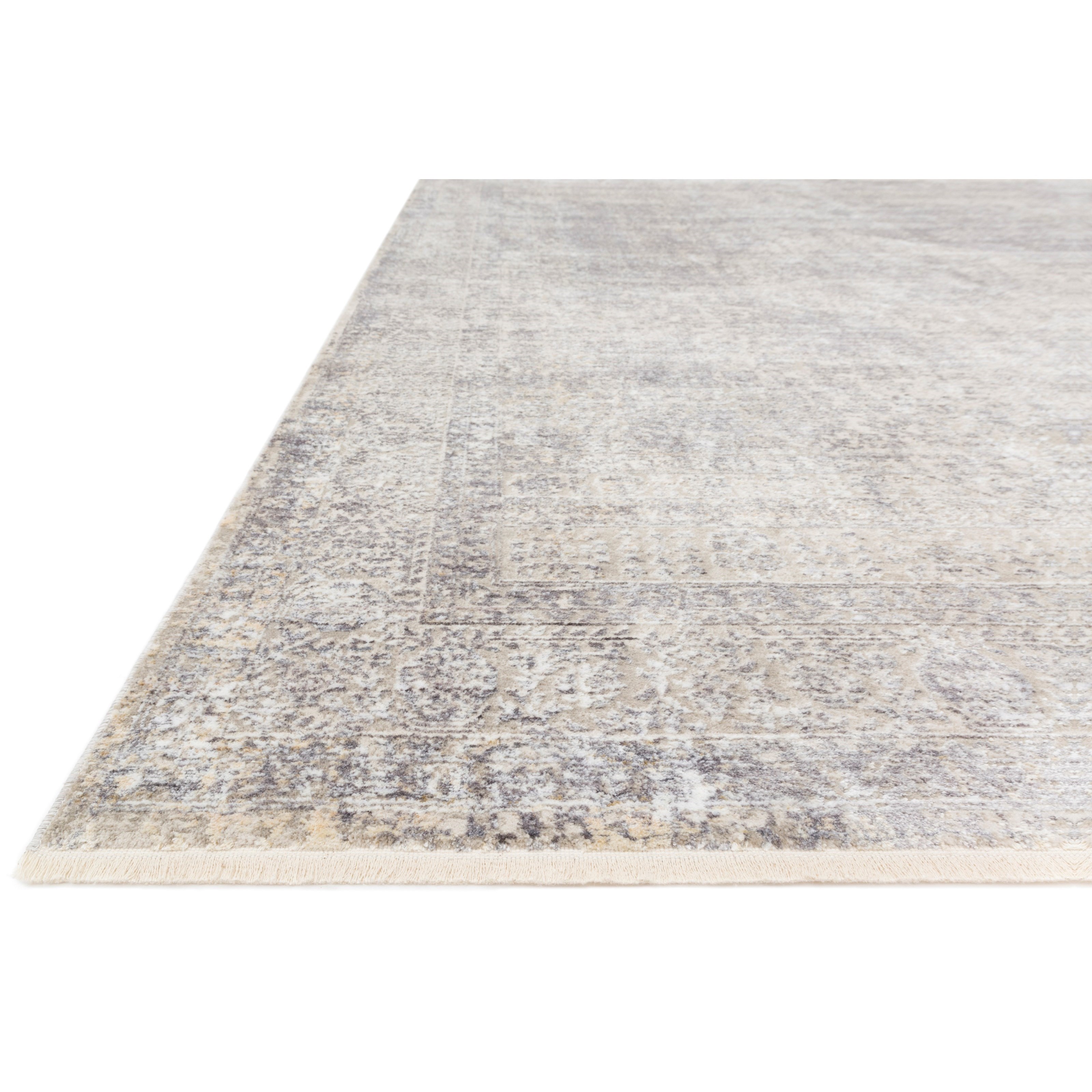 Loloi Rugs Franca 2'7" x 8'0" Silver / Pebble Rug