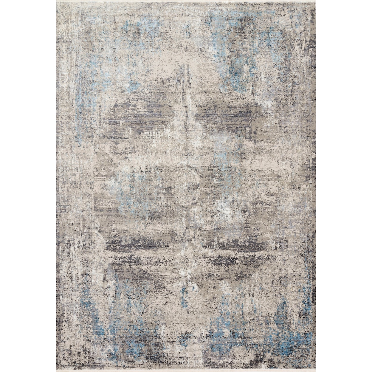 Loloi Rugs Franca 2'7" x 8'0" Slate / Sky Rug