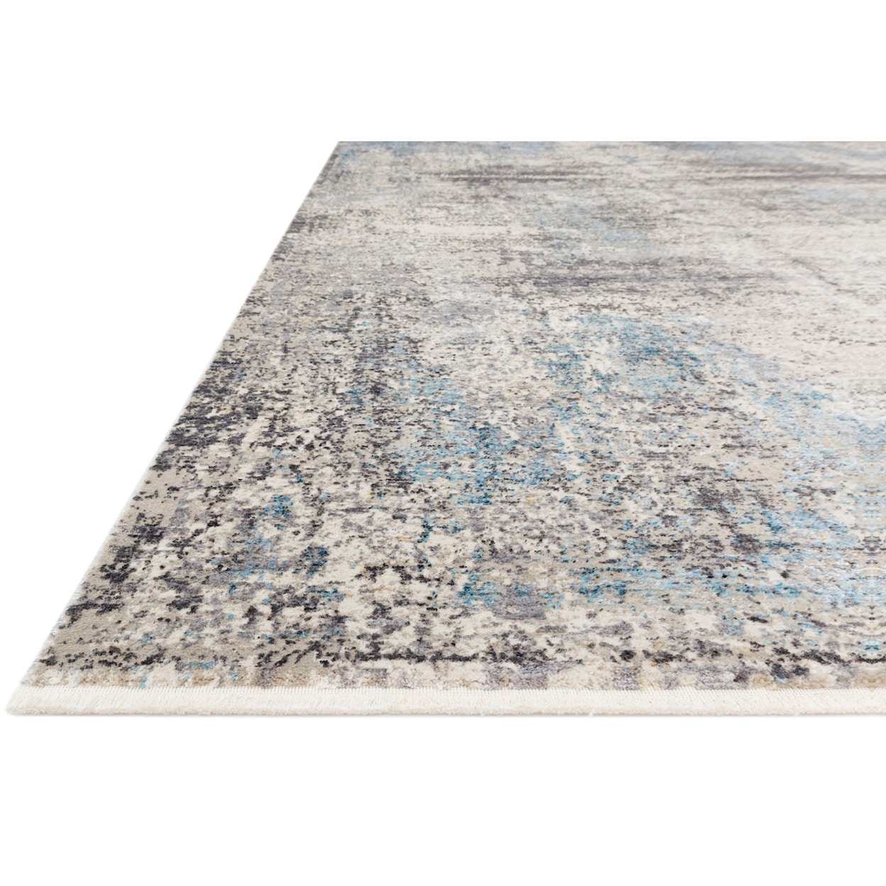 Reeds Rugs Franca 2'7" x 8'0" Slate / Sky Rug